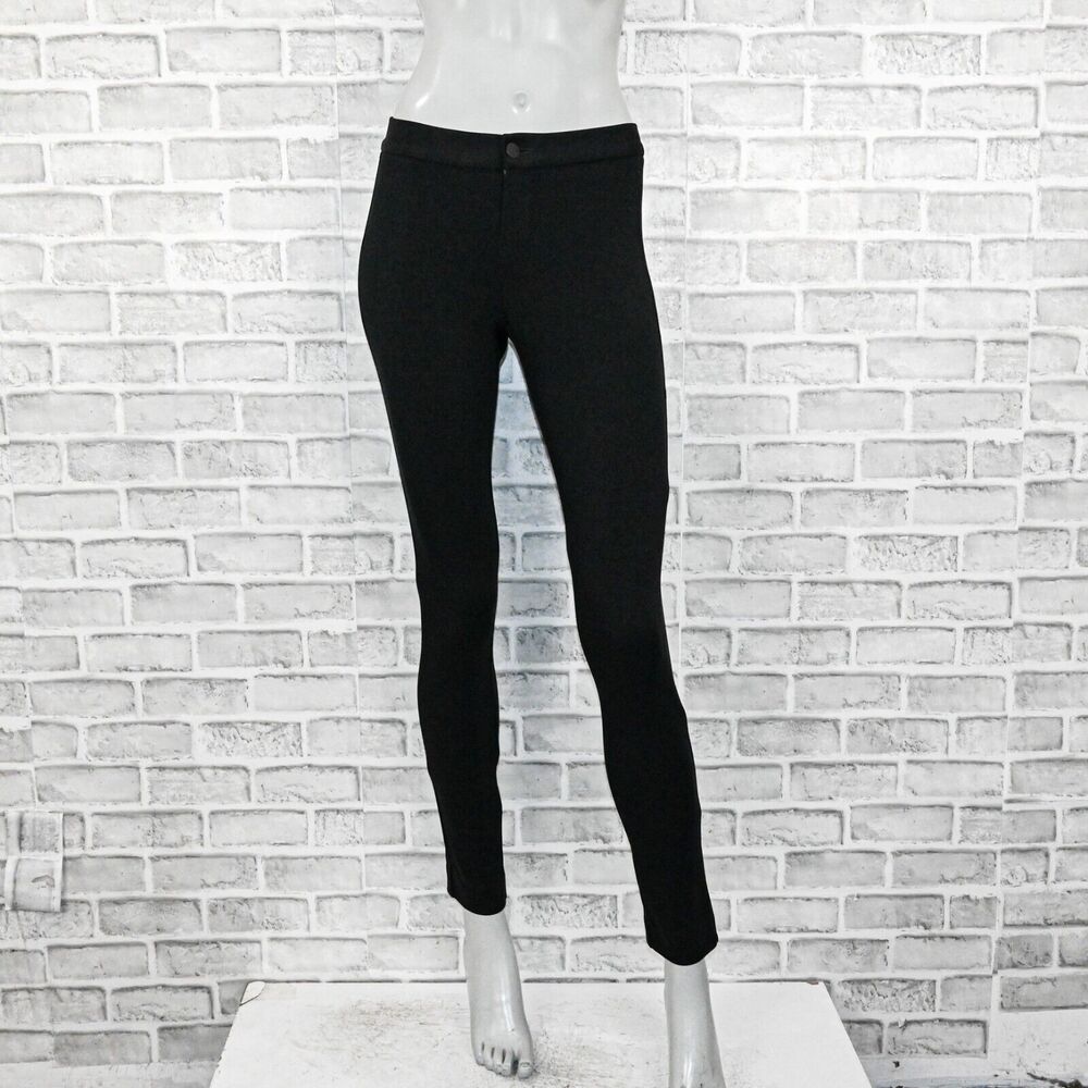 AYR Women's Black Skinny Ponte Stretch knit Pants size W26 L30